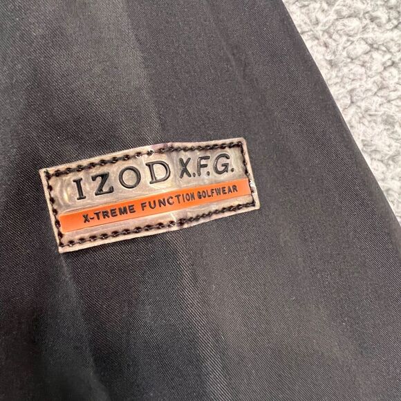 Izod XFG Extreme Pullover Men XL Black Performance Golf Windbreaker Outdoors - Picture 3 of 11